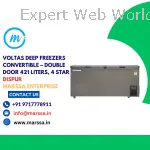 Voltas Deep Freezers Convertible – Double Door 421